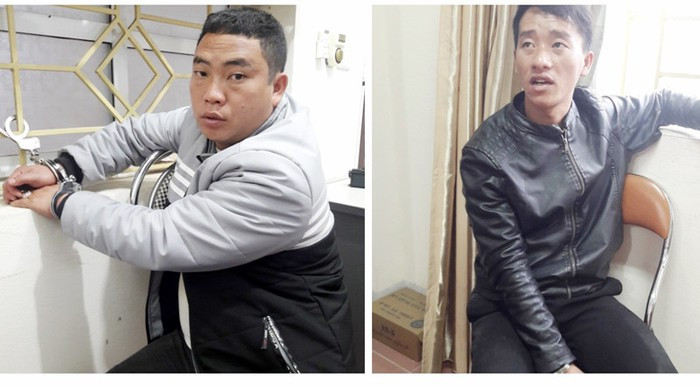 2 đối tượng Tráng Seo Chúng và Lù Seo Nhà tại cơ quan điều tra