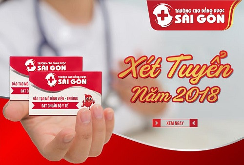Trường Cao đẳng Dược Sài Gòn tuyển sinh Cao đẳng Y Dược năm 2018 