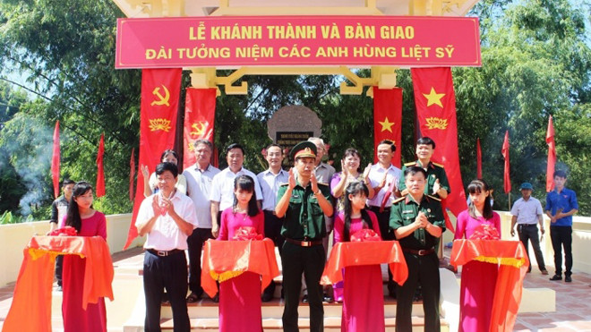 PVN quyên góp xây Đài tưởng niệm Anh hùng Liệt sỹ