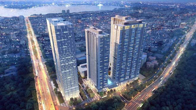 Vinhomes Metropolis nằm ở trục đường Liễu Giai – Kim Mã, tại trung tâm chính trị ngoại giao của thủ đô. 