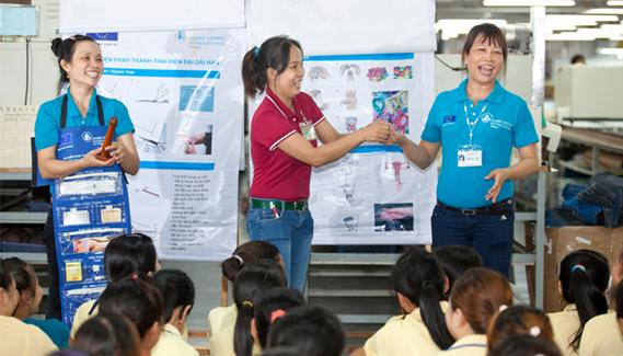 Truyền thông về các phương tiện tránh thai cho công nhân