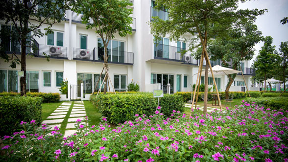 1 góc không gian xanh tại ParkCity Hanoi