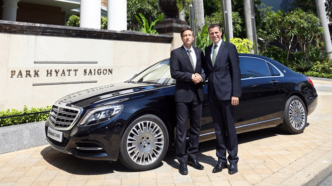 Những trải nghiệm khó quên trên chiếc xe siêu sang thời thượng sẽ góp phần nâng cao hình ảnh của khách sạn Park Hyatt Saigon. 