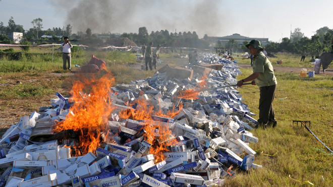 Các cơ quan chức năng sẽ mạnh tay đẩy lùi thuốc lá lậu trong thời gian tới