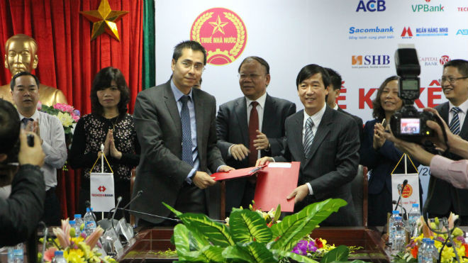 Techcombank ký hợp tác với Tổng Cục thuế