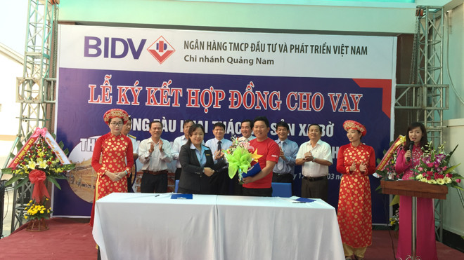 Ngư dân đầu tiên tại Quảng Nam được vay vốn đóng tàu vỏ thép