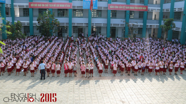 Gần 16.000 thí sinh trên toàn quốc đã tham gia vòng 1 English Champion 2015 vào ngày 8/3 vừa qua