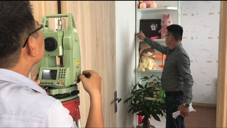 Đơn vị đo đạc đã sử dụng máy đo diện tích hiện đại nhất hiện nay với việc xử lý số liệu hoàn toàn tự động