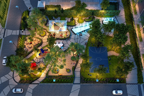 Công trình mang vẻ đẹp phóng khoáng và hiện đại theo phong cách Mỹ