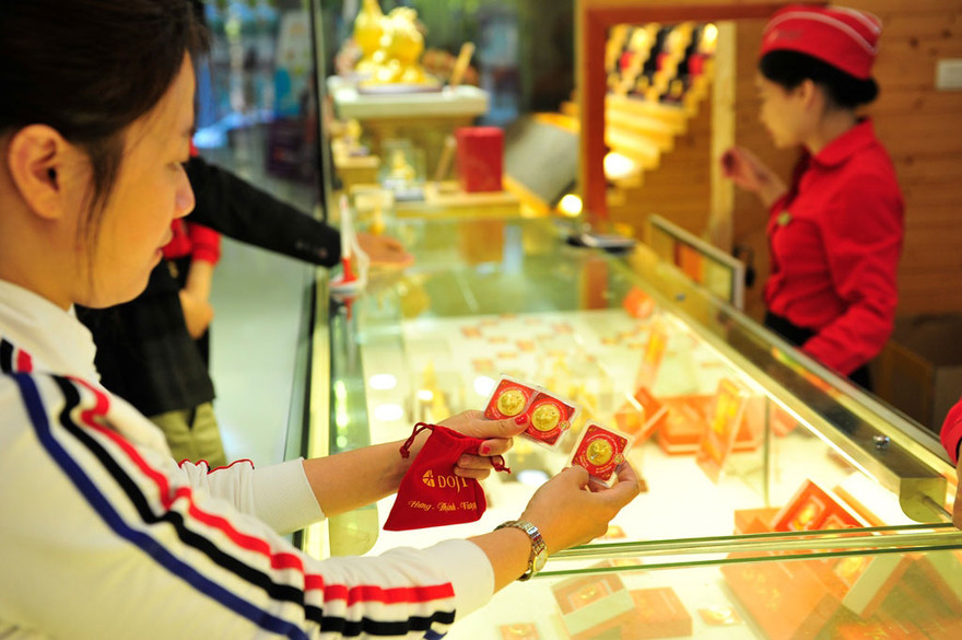 Giá vàng hôm nay 27/10 đã tăng nhẹ trở lại. Ảnh minh họa