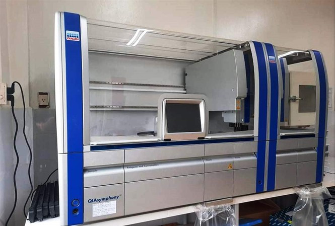  Hệ thống xét nghiệm Real-time PCR tự động. Ảnh minh hoạ. 