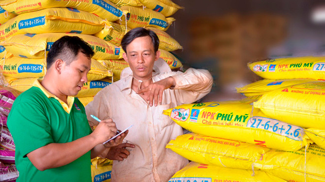 PVFCCo có khả năng cung ứng khoảng 360.000 tấn phân bón Phú Mỹ các loại cho vụ Đông Xuân năm 2017.