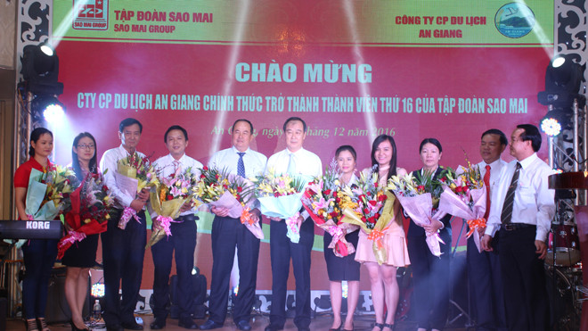 Lễ chào mừng CT CP DL An Giang chính thức trở thành thành viên thứ 16 của TĐ Sao Mai