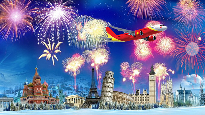 Vé máy bay giá rẻ du lịch Tết Nguyên Đán