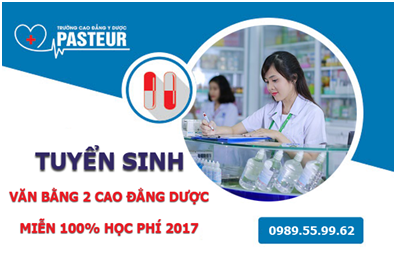 Miễn 100% học phí văn bằng 2 Cao đẳng Dược Hà Nội 2017