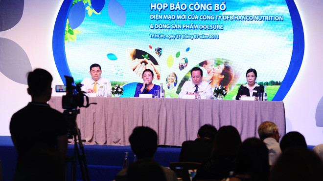 Buổi họp báo ra mắt sản phẩm mới của DFB Hanco Nutrition