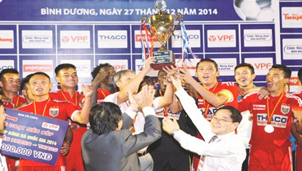 Kết quả bình chọn qua SMS giải Siêu cúp bóng đá Quốc gia 2014 