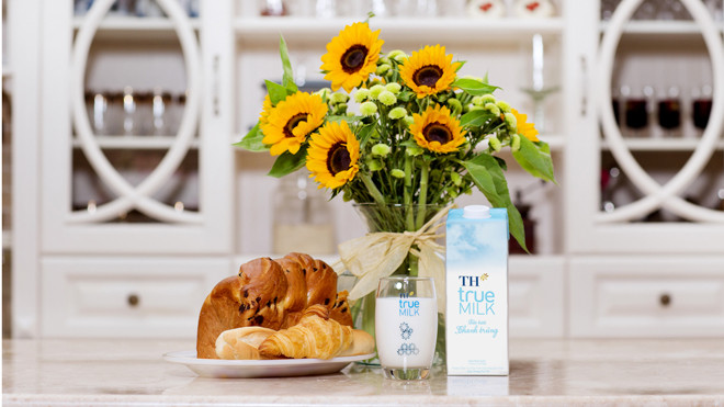TH true MILK ra mắt sữa tươi sạch thanh trùng áp dụng công nghệ chuẩn quốc tế