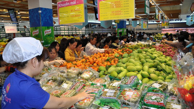 Bánh chưng Tết tại hệ thống siêu thị Coopmart