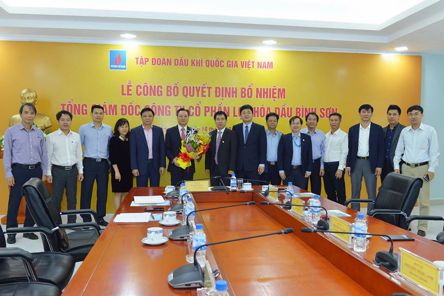 Lễ trao quyết định Tổng giám đốc mới của BSR 