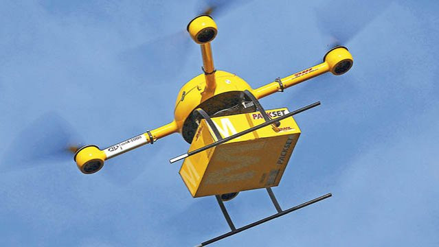 Thiết bị bay không người lái của DHL lần đầu hoạt động cho mục đích nghiên cứu