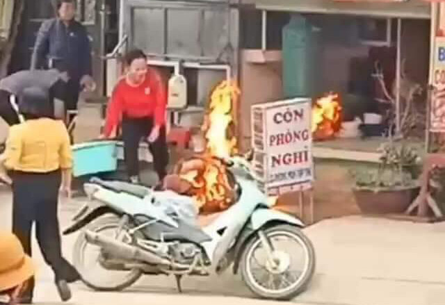 Hiện trường vụ việc.