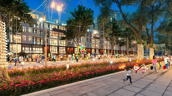 Công trường dự án Mon City thay đổi từng ngày