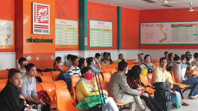 Phòng vé của công ty xe khách Phương Trang