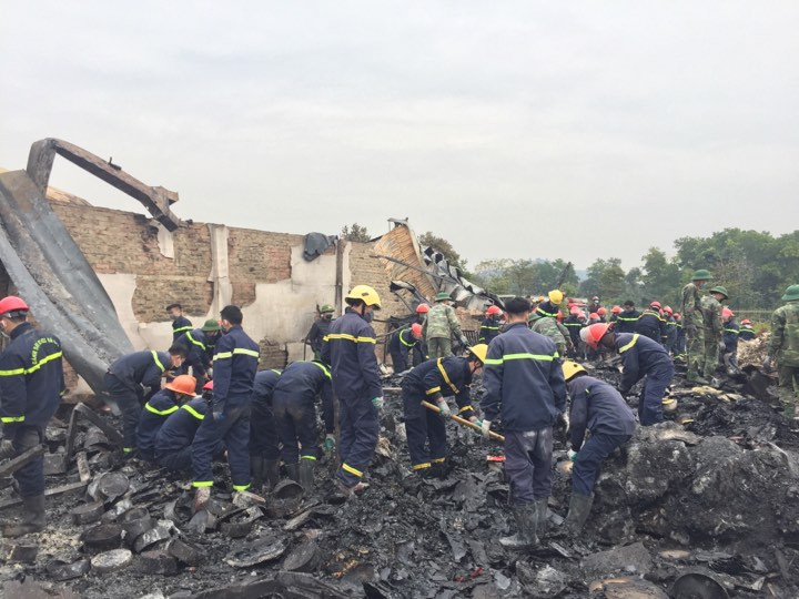 Tìm thấy thi thể cuối cùng vụ cháy nhà máy bánh kẹo ở Thanh Hóa