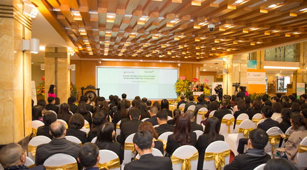 Toàn cảnh buổi lễ công bố lên sàn Upcom của BAC A BANK