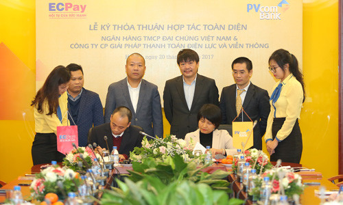 PVcomBank và ECPay ký Thỏa thuận hợp tác toàn diện