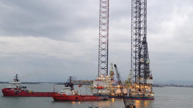 Tam Đảo 05 rời cảng PTSC