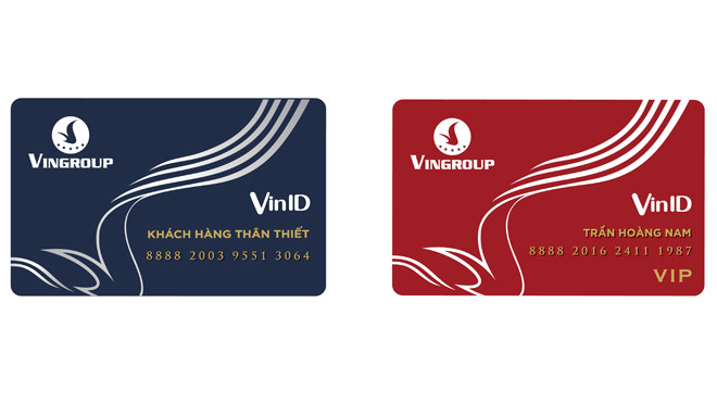 Nhận diện mới của thẻ VinID
