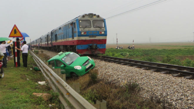 Hiện trường vụ tai nạn.