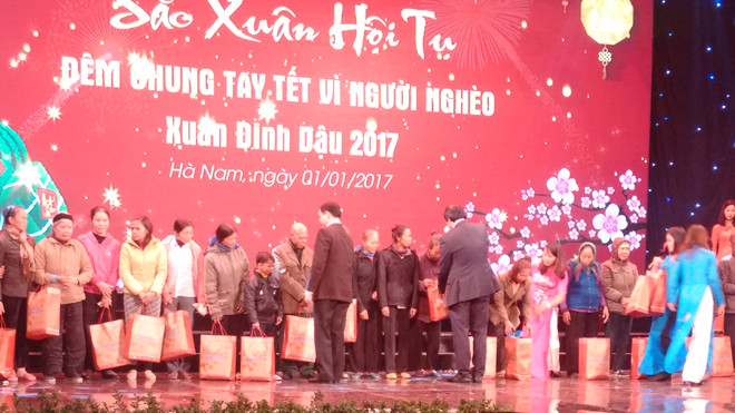 Hình ảnh chương trình Đêm chung tay Tết vì người nghèo