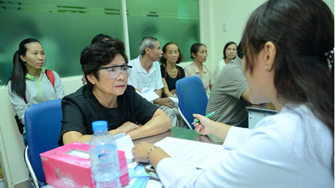 Chương trình khám sức khỏe cho người cao tuổi.