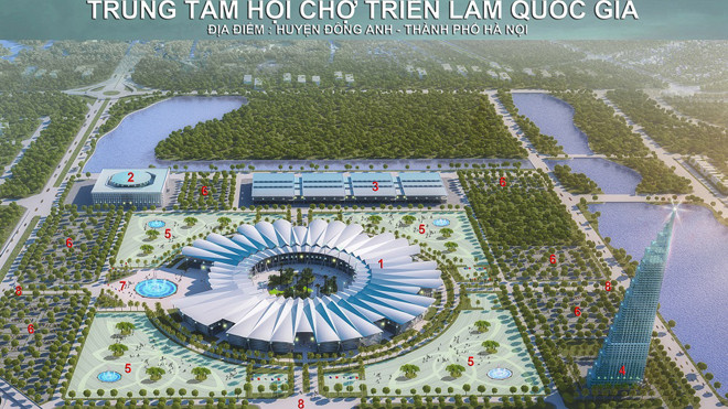 Trung tâm HCTLQG sẽ được kiến tạo thành một thành phố triển lãm trong tương lai