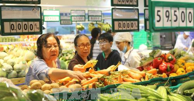 Giáp Tết hàng loạt hàng hóa tăng giá khiến CPI tháng 1 tăng mạnh. ảnh minh họa