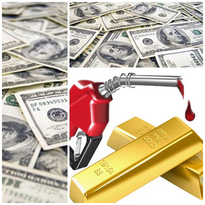 Đầu tuần, giá vàng loạn nhịp, USD giảm sâu. ảnh minh họa 