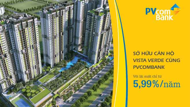 Sở hữu căn hộ tại Krista và Vista Verde cùng PVcomBank