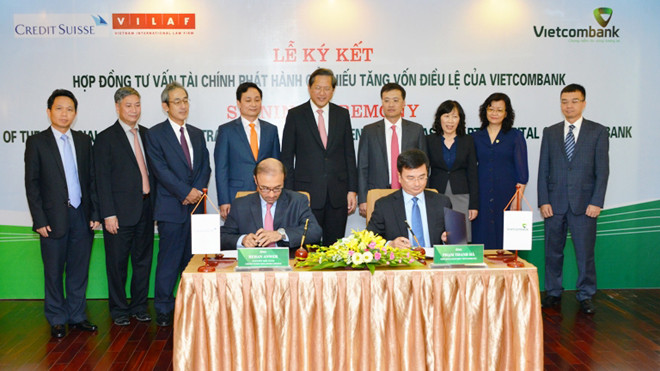 Vietcombank chọn nhà tư vấn ngoại phát hành cổ phiếu tăng vốn