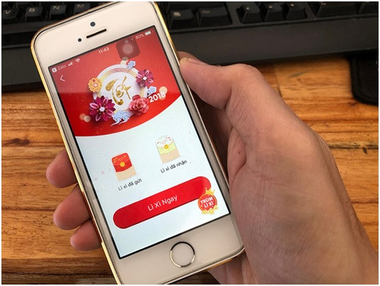 Zalopay đạt hơn 1,3 triệu lượt gửi và nhận lì xì
