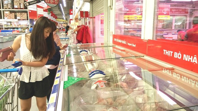 Việt Nam chủ yếu nhập khẩu thịt bò từ Australia và Mỹ. 