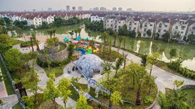 Công viên Khủng Long – Món quà của chủ đầu tư dành cho cư dân nhí