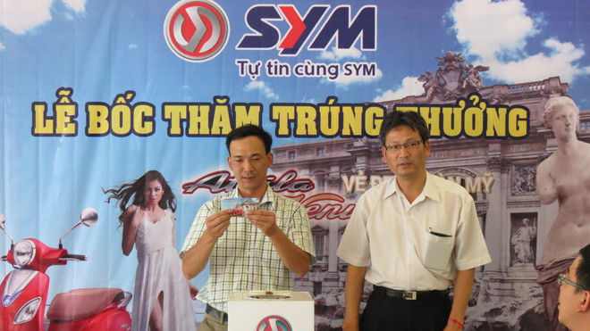 Lái thử SYM rước xe về nhà