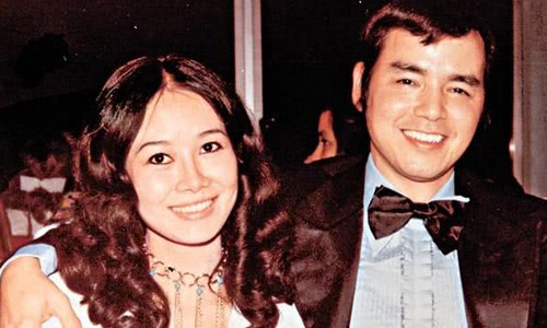 Lâm Yến Ni và chồng cũ - Lý Trung Sâm. Lý Trung Sâm có giai đoạn ở xa Lâm Yến Ni nên nhờ em trai chăm sóc cô.