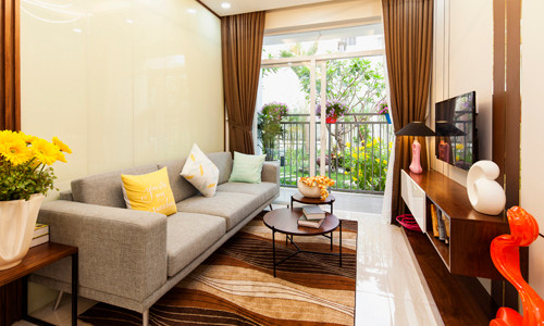 Căn hộ 2 phòng ngủ với mức giá “vừa túi tiền” đang là lựa chọn tối ưu của một lượng lớn khách hàng trẻ. (Ảnh TuanLam)