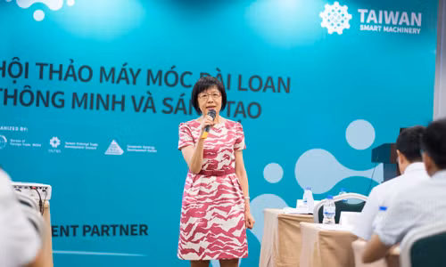 Bà Fang-Miao Lin - Phó Chủ tịch Hiệp hội Ngoại thương Đài Loan – TAITRA