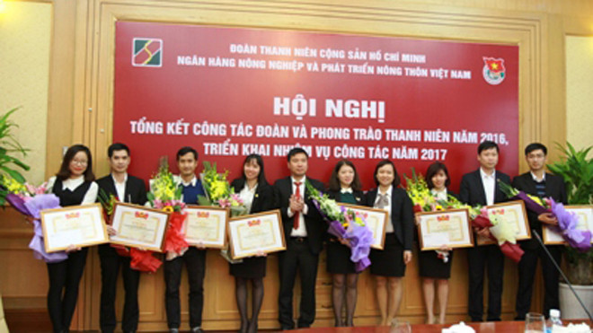 Năm 2016 ghi dấu ấn một năm với nhiều thành công trong công tác Đoàn và phong trào thanh niên của Agribank 