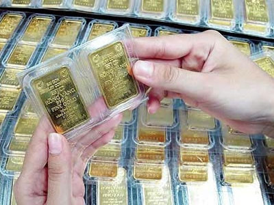 Giá vàng lại bất ngời lao dốc. Ảnh minh họa